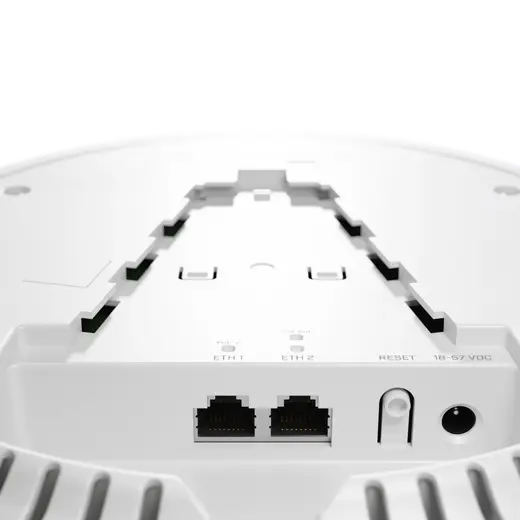 Mikrotik RBcAPGi-5HaxD2HaxD cAP ax Gigabit 2.4 Ghz + 5 Ghz 2x2 ,L4, 2.4 Ghz 6 Db , 5 GhZ 5.5 dBi,Tavana Montaj 802.11b/g/n/ac WIFI-6 Access Point görseli 3