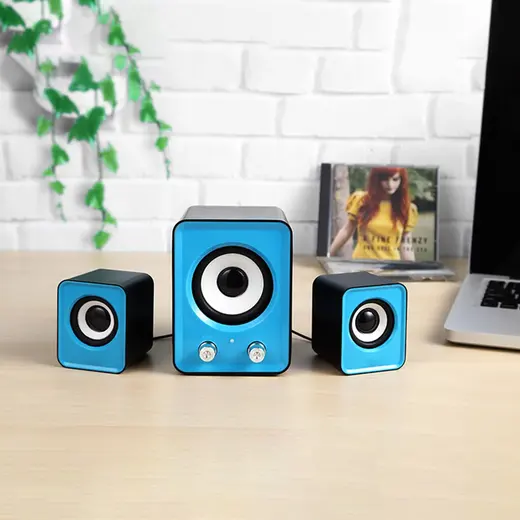 MAGICVOICE FT-202 2+1 USB MİNİ HOPARLÖR - SPEAKER (5W+2W+2W - 4 OHM) alternatif görünüm