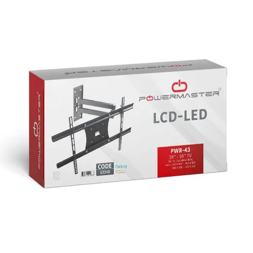 POWERMASTER PM-43 LED/LCD/PLAZMA KİLİTLİ ASKI APARATI (PWR-H43) alternatif görünüm