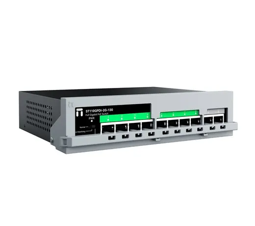Stonet 8Port Gigabit PoE 130W(ST110GPDI-2G-130) görseli 2