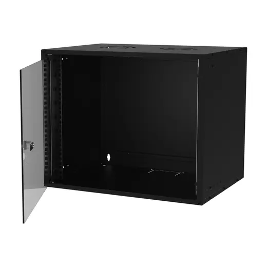 S-link SL-U9 Yeni Nesil 9U Soho Rack Kabin W 530mm D 400mm Siyah alternatif görünüm
