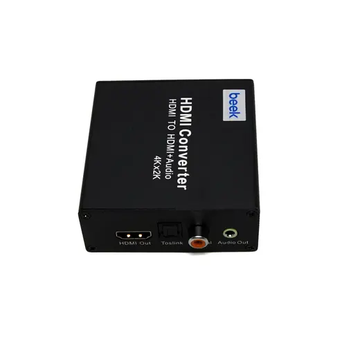 BEEK BS-CV-HA-HAAU HDMI HDMI + Ses Sinyal Çeviricisi, 1 x HDMI giriş, 1 x HDMI çıkış + Toslink ses çıkışı (SPDIF yuva) +
