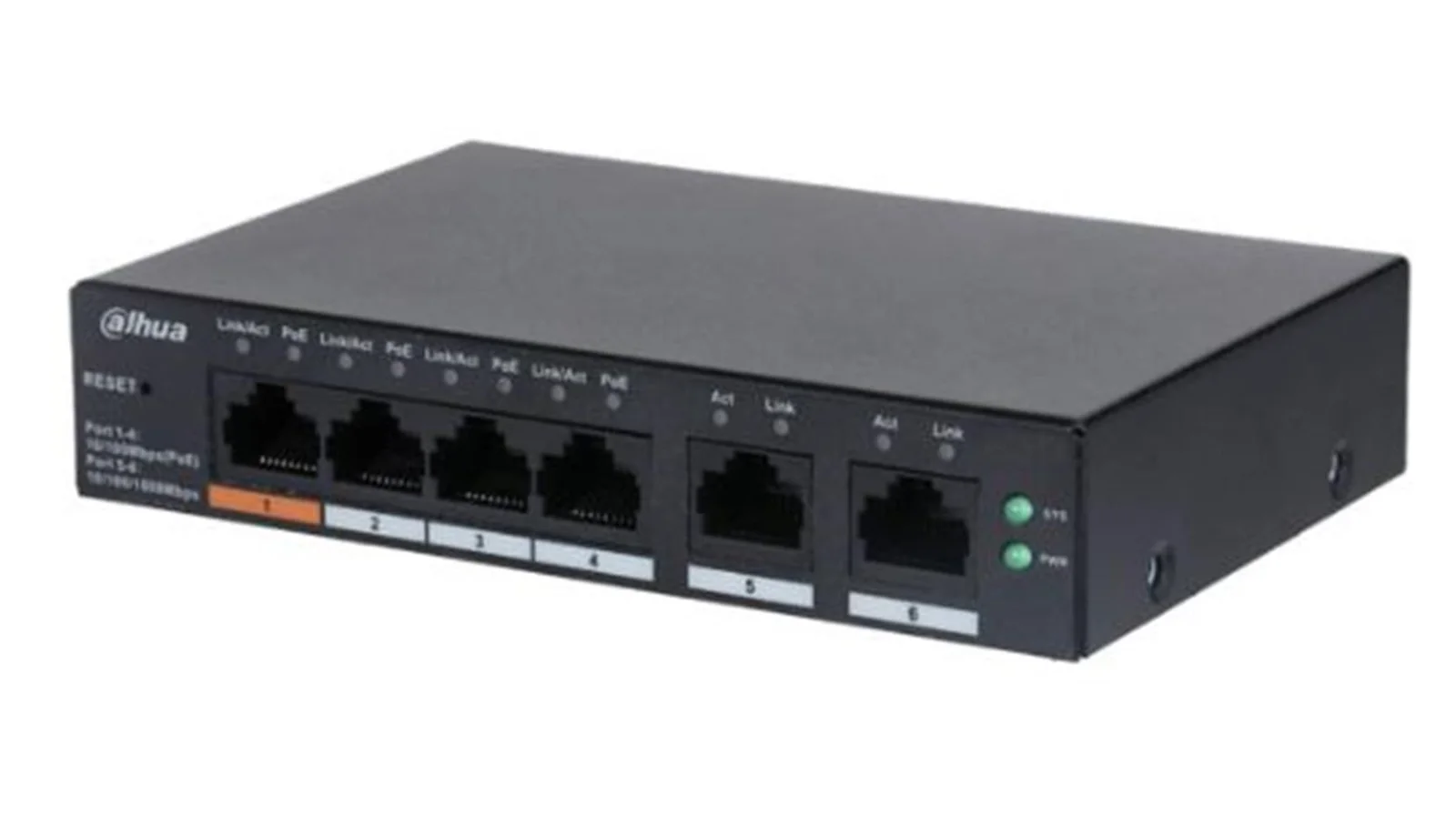 Dahua CS4006-4ET-60 4FE PoE Port (60W), 2GE Uplink Cloud Managed Switch
