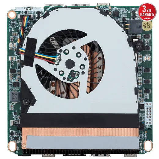 ASUS CORE 3 100U-RAM DİSK YOK-FDOS MINI PC / NUC14 PRO SLIM KIT NUC14RVKI3 / 90AR0062-M00040 görseli 4