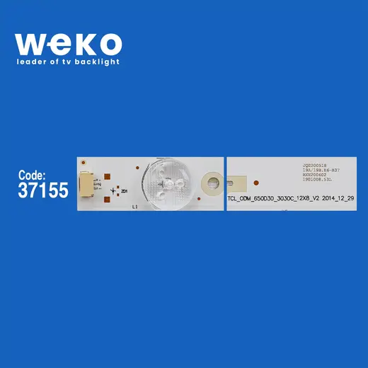WKSET-6427 37155X12 TCL_ODM_650D30_3030_12X8_V2 12 LED BAR alternatif görünüm