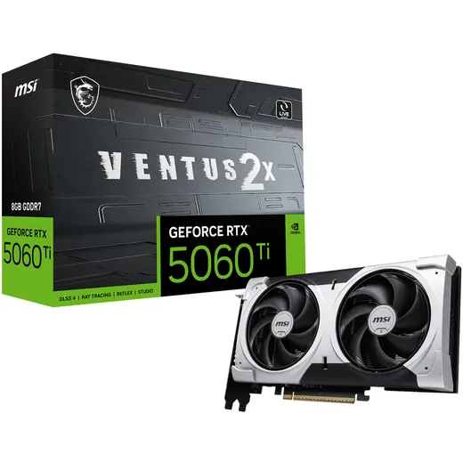 MSI VGA GEFORCE RTX 5060 TI 8G VENTUS 2X OC PLUS 8GB GDDR7 128B DX12