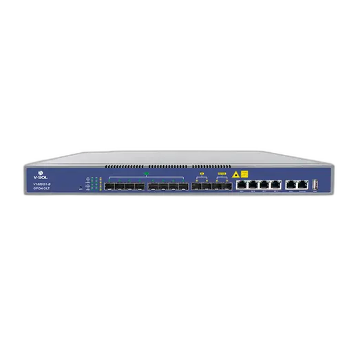 VSOL - 8 PON - OLT , FTTX , 4 x RJ45 , 2 x SFP+,2 SFP(1G), 8x C+++