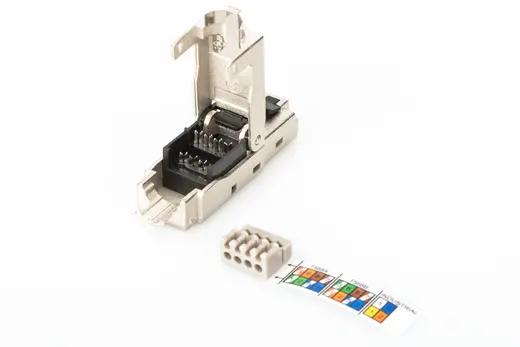 DIGITUS DN-93631 CAT6A SHIELDED RJ45 KONNEKTOR FOR 10GBIT alternatif görünüm