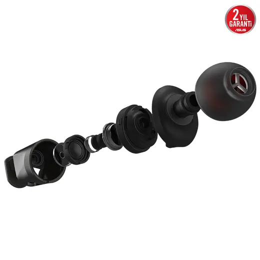 ASUS ROG Cetra II Core 90YH02V1-B2UA00 3.5mm 9.4mm Sürücü Mikrofonlu Siyah Kulak İçi Oyuncu Kulaklığı / 90YH02V1-B2UA00 alternatif görünüm