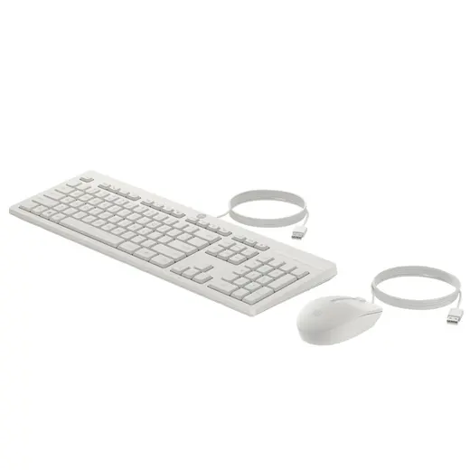 HP AW5S6AA 225 Wired Keyboard and Mouse Combo Set - Beyaz alternatif görünüm