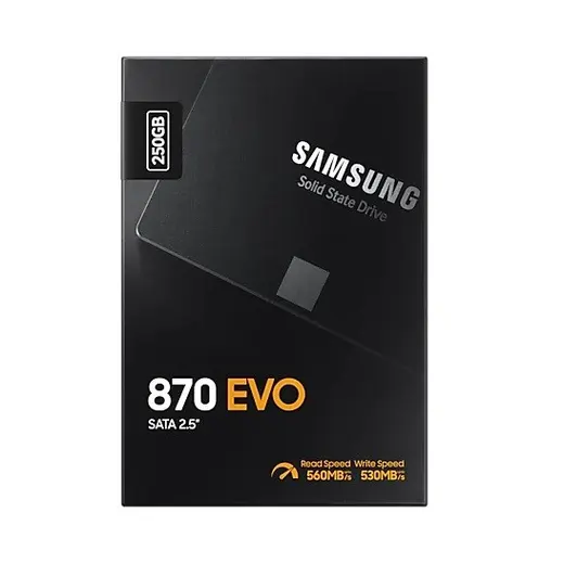 Samsung 870 Evo 250GB 2.5'' SATA SSD (560-530MB/s) görseli 3
