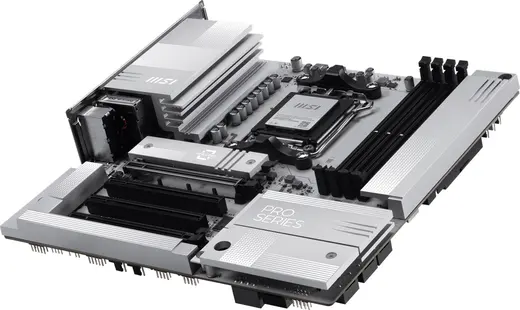 MSI PRO B850M-A WIFI7 PZ DDR5 HDMI-DP TYPEC PCIE 5.0 AM5 mATX BEYAZ görseli 8