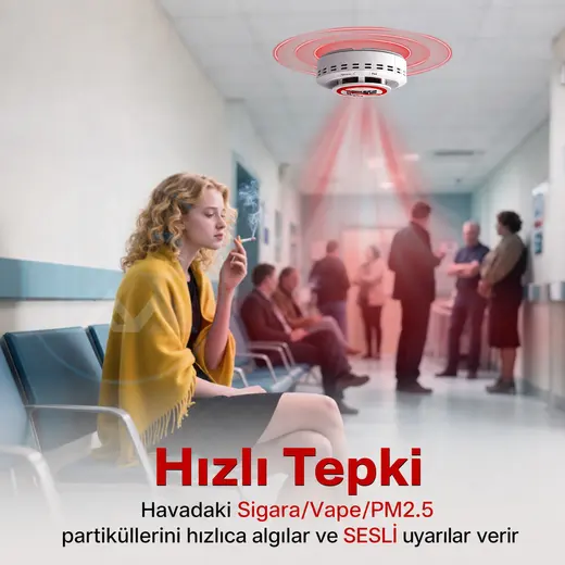 OPAX-V200 PRO Wi-Fi Sigara ve Vape Dedektörü görseli 3