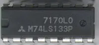 SCHUKAT 74LS133 SINGLE 13-INPUT POS. NAND GATE