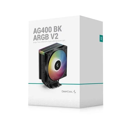 DeepCool 120mm Hava Soğutucu (AG400-BK-ARGB-V2) görseli 3