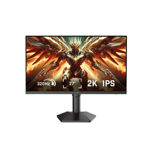 Koorui 27" G2721E IPS Gaming 320Hz 2K Pivot Monitör Siyah 1ms