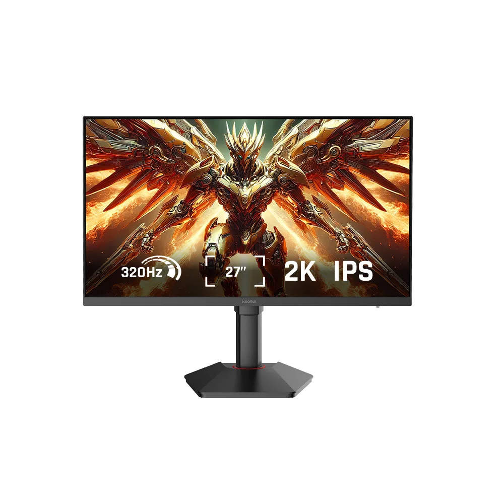 Koorui 27" G2721E IPS Gaming 320Hz 2K Pivot Monitör Siyah 1ms