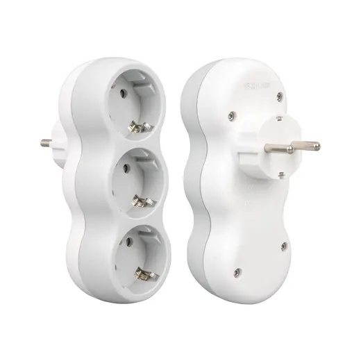 VEA VE-2211-3GW A CLASS 3LÜ DİKEY ÇOKLU PRİZ (MADE IN MALAYSIA) görseli 3