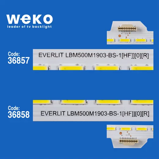 WKSET-6049 36857X1 36858X1 2015_WISTRON_50L/R_L57_REV1.0_141127 2 ADET LED BAR (57LED) alternatif görünüm