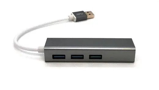 BEEK BA-USB-HB3A-3A1GT 3 Port USB 3.0 Hub & Gigabit LAN Adaptörü 3 x USB A Dişi 1 x USB A Erkek 1 x 10/100/1000 RJ45 LAN