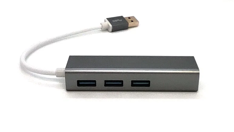 BEEK BA-USB-HB3A-3A1GT 3 Port USB 3.0 Hub & Gigabit LAN Adaptörü 3 x USB A Dişi 1 x USB A Erkek 1 x 10/100/1000 RJ45 LAN