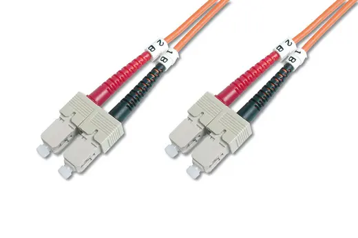 DIGITUS DK-2622-03 SC-SC Fiber Optik Patch Kablo, 3 metre, Multimode, Duplex, 62.5/125
