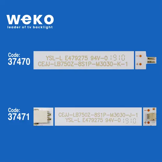 WKSET-6805 37470X8 37471X8 LB-GM3030-GJPHP758X16PC09-L/R 16 ADET LED BAR alternatif görünüm