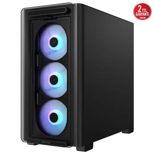 ASUS A23 PLUS TG ARGB Gaming Mid Tower PC Kasası / 90DC00K0-B19010 görseli 2