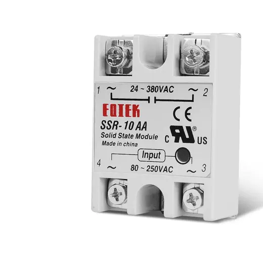 SSR RÖLE SSR TEK FAZLI SOLİD STATE RÖLE 80-250V AC 10A görseli 4