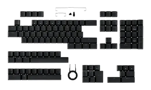 ASUS ROG PBT Keycap Set AC03 90MP0280-BAUA00 124 Tuş PBT Doubleshot Mekanik Klavye Tuş Seti alternatif görünüm