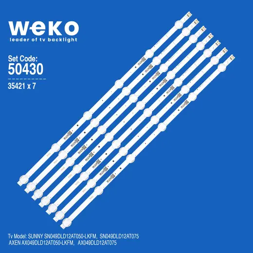 WKSET-5430 35421X7 49 ATMACA DRT_REV.01 7 ADET LED BAR