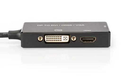 DIGITUS AK-340418-002-S DisplayPort (DP) Çeviricisi/3 in 1 Multi-Media Kablosu Kablolu alternatif görünüm