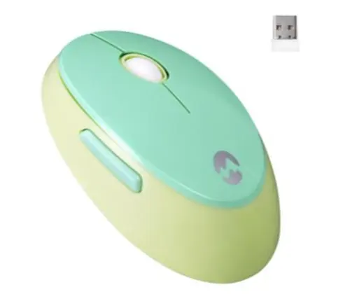 Everest ROUND KM-6282 Renkli Tuşlu Yeşil Kablosuz Q Multimedia Klavye + Mouse Set alternatif görünüm