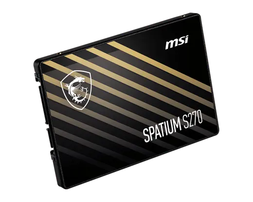 MSI SPATIUM S270 240 GB 2.5" SATA3 SSD 500/400(SPATiUM S270 SATA 2.5" 240GB) görseli 4