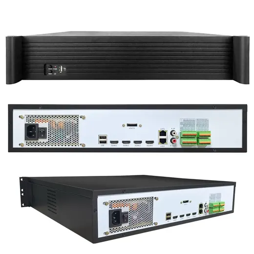 OPAX-64800 64 CH 9HDD 8K H.265+ 4 HDMI RAID DESTEKLİ 800MB BANDWITH NVR KAYIT CİHAZI görseli 3