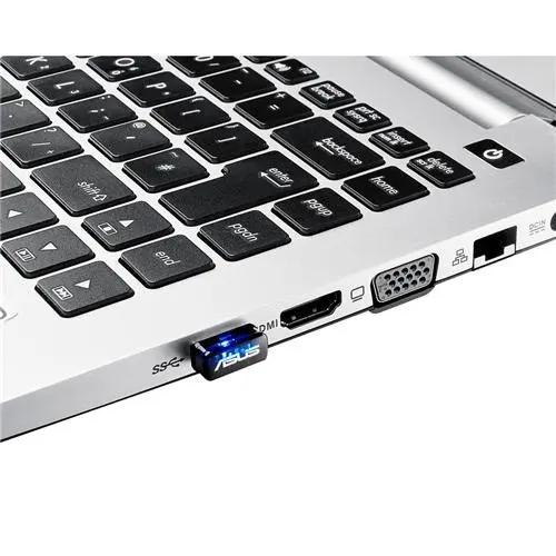 ASUS USB-N10 Nano 150mbps 2.4ghz USB Kablosuz Adaptör görseli 1