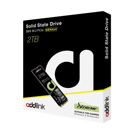 ADDLINK 2TB S93 AD2TBS93M2P 7400-6500MB/s M2 NVME GEN4 Disk görseli 1