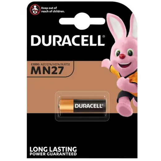 DURACELL MN27 PİL (TEKLİ PAKET)(27A PİL) alternatif görünüm