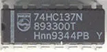 SCHUKAT 74HC137 3 TO 8 LINE DECODER/LATCH