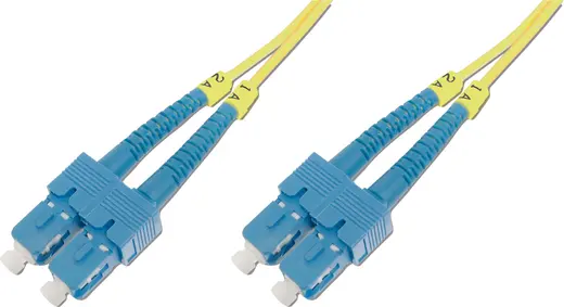 BEEK BC-FO-9SCSC-01 SC-SC Fiber Optik Patch Kablo, 9/125 µ, Singlemode, 3.0mm, Duplex, OS2, LSZH, 1 metre