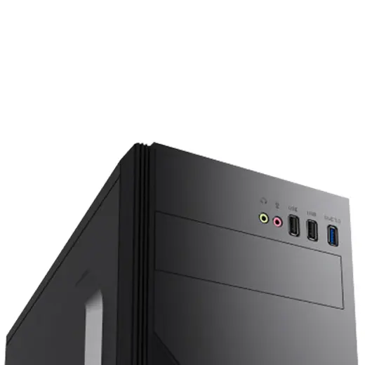 Vento TA-K61 350W Mid Tower Kasa Siyah-Gümüş görseli 3