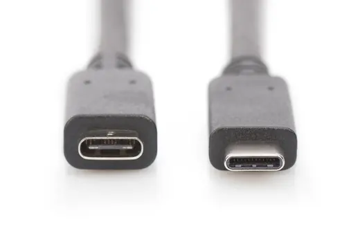 DIGITUS AK-300210-020-S USB Tip C™ Uzatma Kablosu, Tip C Erkek Tip C Dişi, 2 metre, 3A, 480MB, 2.0 Versiyon, CE alternatif görünüm