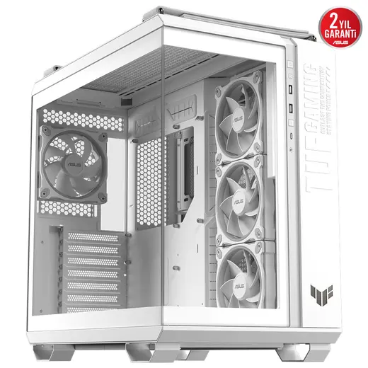 ASUS TUF GAMING GT502 HORIZON Gaming Mid-Tower PC Kasası Beyaz / 90DC0093-B19010 görseli 3