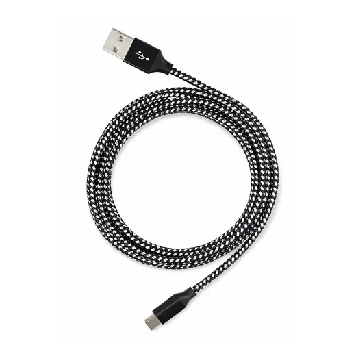 Vcom CU250 Type-C to USB 3m 15W (5V-3A) Örgülü Şarj Kablosu