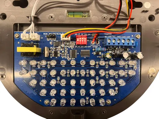 BGR-10 KABLOLU 48 LED KIRMIZI / MAVİ / KIRMIZI+MAVİ IŞIKLI HARİCİ ALARM SİRENİ V2023 görseli 6