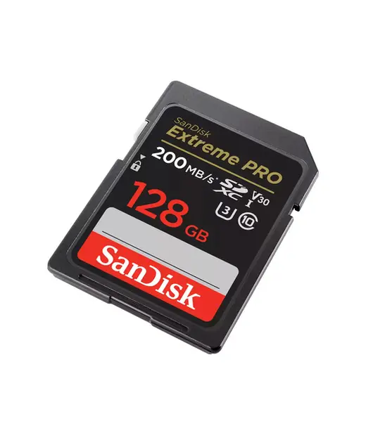SanDisk Extreme Pro SD UHS I 128GB Card görseli 3