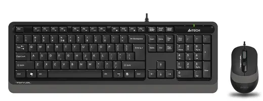 A4 TECH F1010 USB KABLOLU Q KLAVYE MOUSE SET GRI
