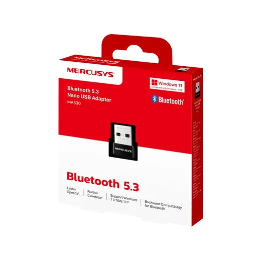 MERCUSYS MA530 Bluetooth 5.3 Nano USB Adapter görseli 1