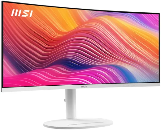 MSI 34" VA MODERN MD342CQPW 1MS 120HZ HDMI-DP Ev Ofis Monitörü Beyaz 3440x1440 görseli 7