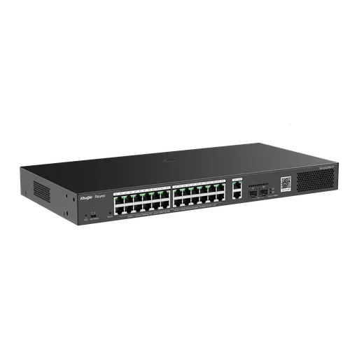 RUIJIE 24port PoE 370w 2-SFP Gigabit Yönetilebilir Switch RG-ES228GS-P görseli 6